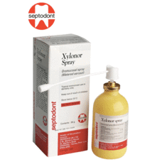 Septodont Dispositivo Medico XYLONOR SPRAY Anesesico Lidocaina al 15% con Pulverizador