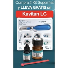 Kerr Materiales Dentales Pack 2024 Kerr Flash Compra 2 Kit Supermat y LLEVA GRATIS un KAVITAN LC - A2