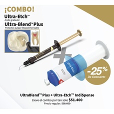 Ultradent PACK OFERTA: 1 Ultra-Blend Plus mas 1 Ultra-Etch Jeringon 30ml ULTRADENT