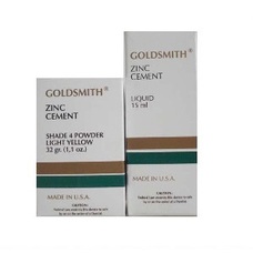 GOLDSMITH Materiales Dentales Cemento Fosfato de Zinc Goldsmith (Cem-Def) Kit (Polvo 32gr Liq 15ml)
