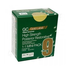 GC Materiales Dentales Fuji Gold Label 9 (Restau/I-Vidrio Auto) - Selc Color