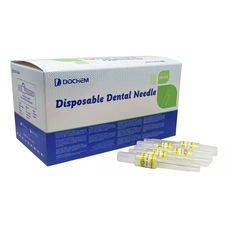 Dochem Materiales Dentales Caja Agujas Carpule Largas 27G x 100 uds, Dochem