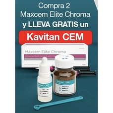 Kerr Materiales Dentales Pack 2024 Kerr Flash Compra 2 Maxcem Clear y LLEVA GRATIS un Kavitan CEM