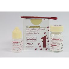 GC Materiales Dentales Fuji GC Gold Label 1 Luting & Lining (Cem-Defi/I-Vidrio) 15g 8ml