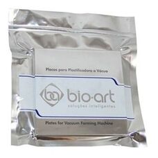BioArt Placas Cristal 1.5mm para Estampado 5 Laminas Cuadradas BioArt