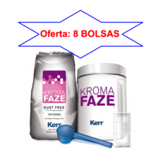 Kerr Materiales Dentales Pack Kerr 8 Bolsas Alginato Regular KROMA FAZE 454gr