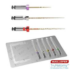 Maillefer  Materiales Dentales TruNatomy Secuencia Conformacion de 25mm con 3 Limas (O Modifier16mm - Glider 25mm y Prime 25mm)